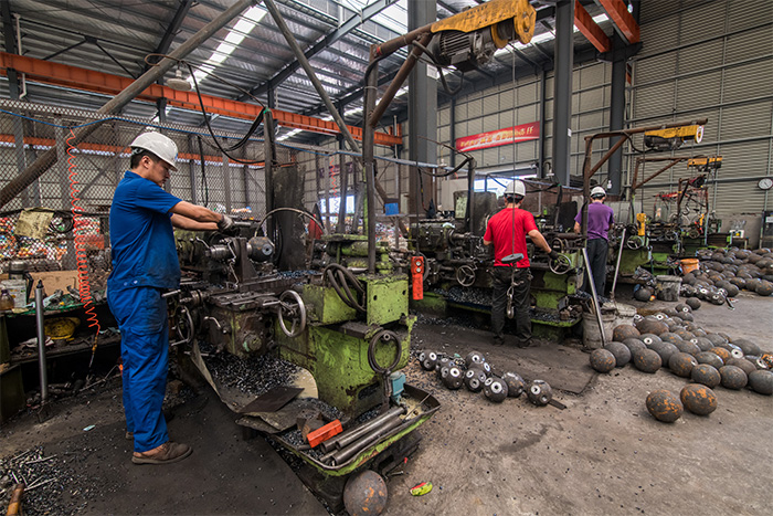 福泉网架配件车间